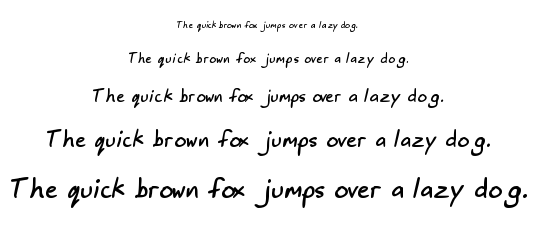 Jimbos Print font