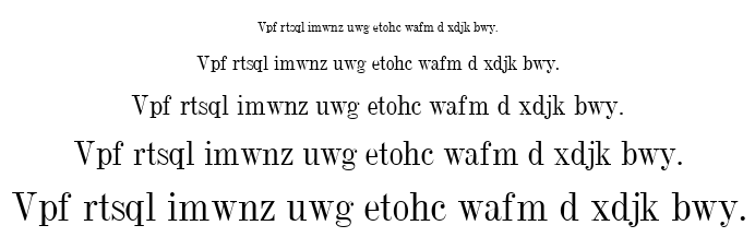 Jumble font