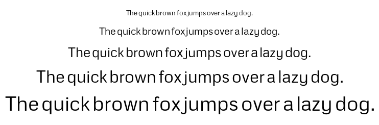 Metrophobic font