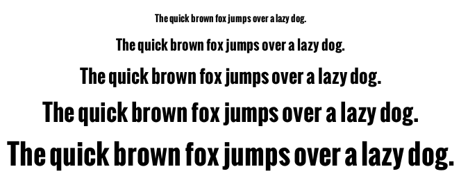 Oswald font