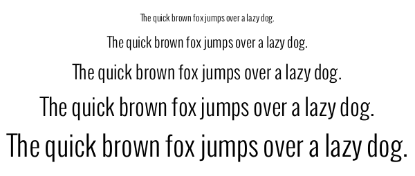 Oswald font