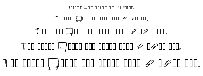 PW CHALK font