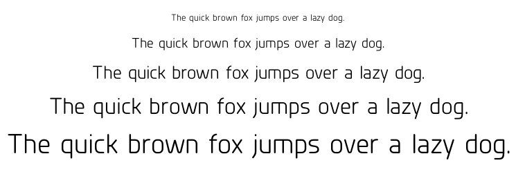 Planer Regular font