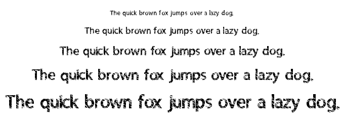 QuickCut font