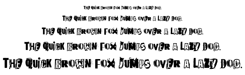 The quick monkey font