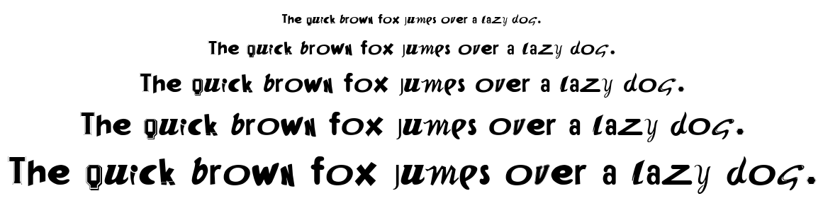 WANT SOME CANDY? font