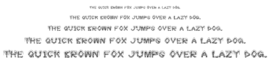 ice sticks font