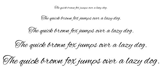 Alex Brush font