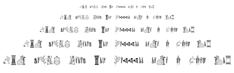 Cornucopia of Dingbats font