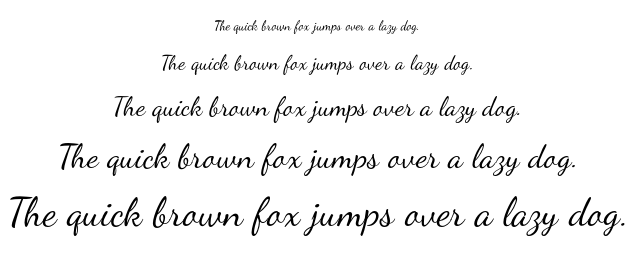 Dancing Script font