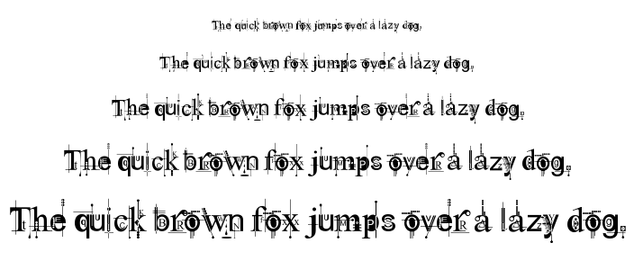 Kingthings Pique’n’meex font