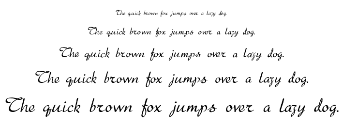 Presto font