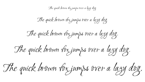 Ruthie font
