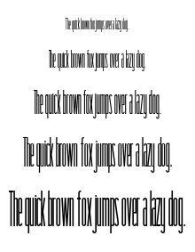Taller font