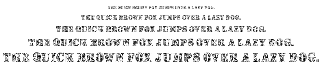 Camouflage font