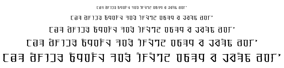 Exodite font