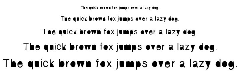 Fickle font