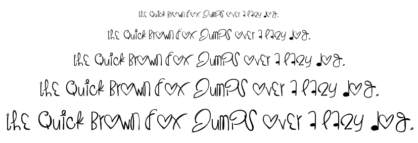 Love font