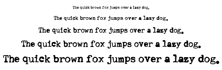 Quiet Typer font