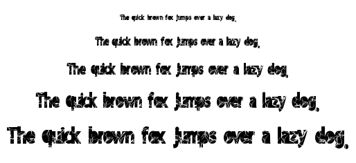 Shockvetica font