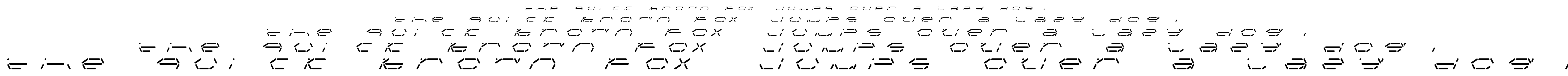 Fifteen Segment Rush font