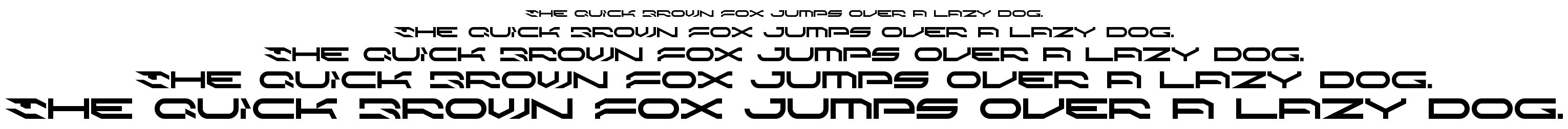 KleenBlades Ldr font