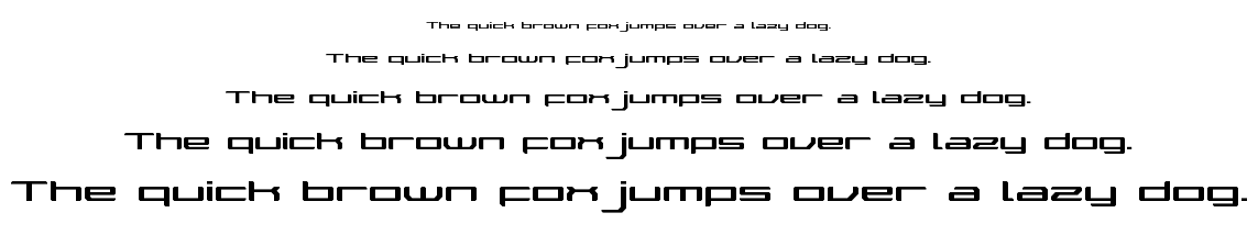 Walker Bot Ldr font