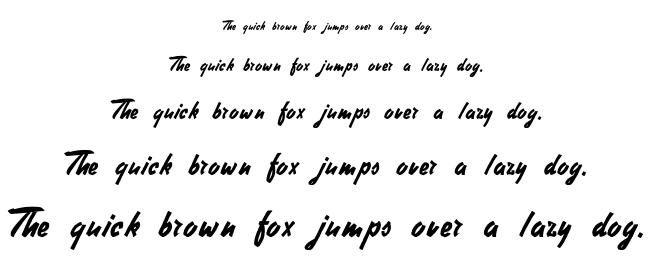 Stephens Heavy Writing font
