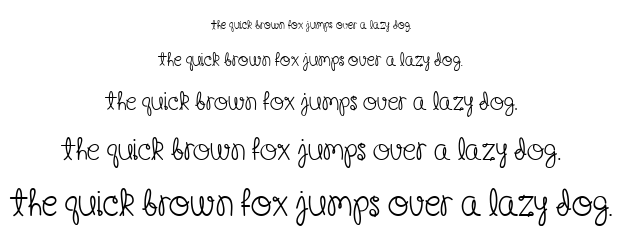 Happy Birthday, Baby font