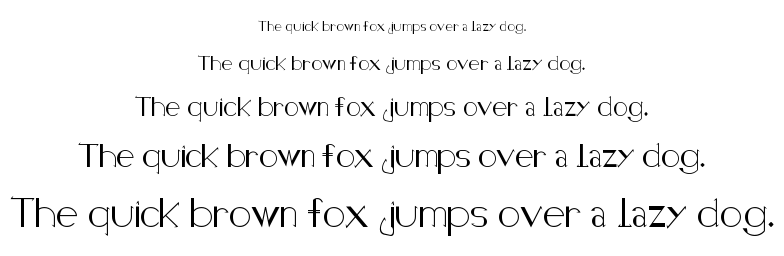 Holitter Halfimp font