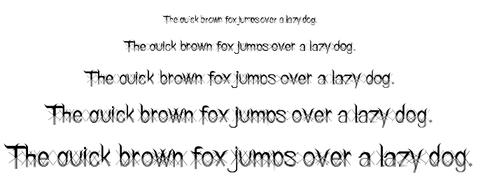 Holitter Lines font