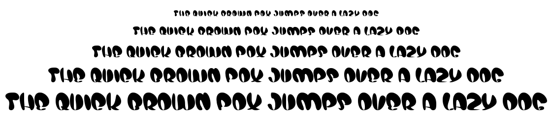 air show font