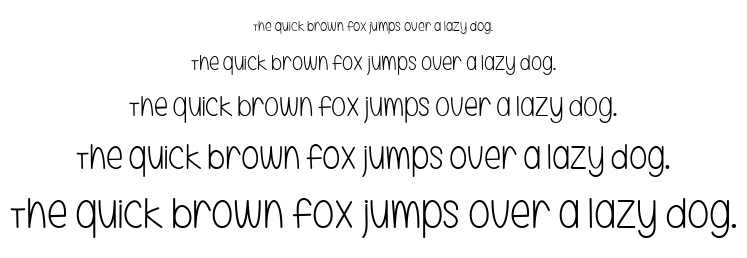 A Little Mixed Up font