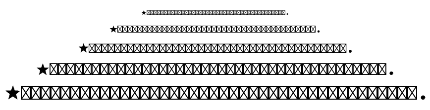 Dauber Hand Numerals font