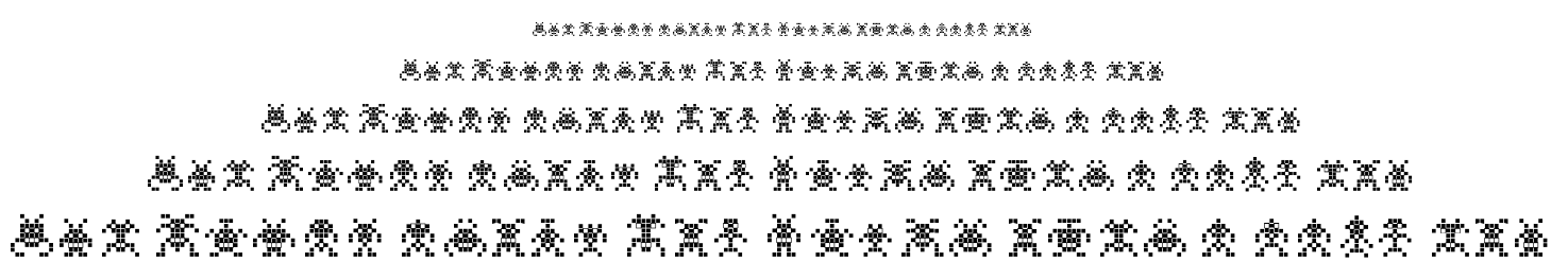 Binary Soldiers II font