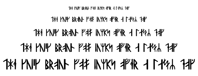 Harald Runic font