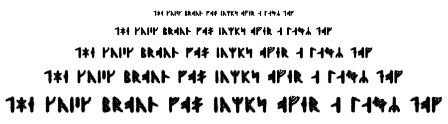 Skraeling Runic font