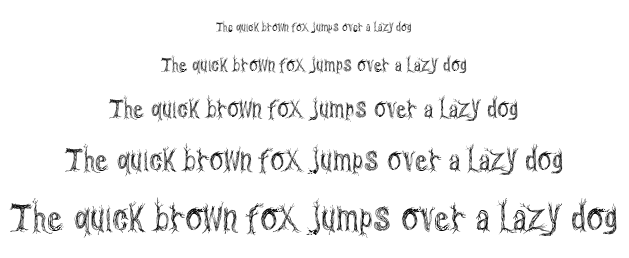 CF One Two Trees font