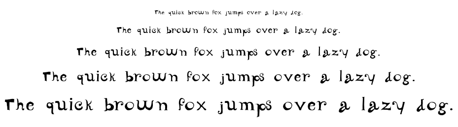 Carrick Dancing font