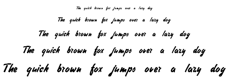 Heavy Squared Writing font