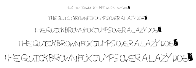 Magic Scribble font