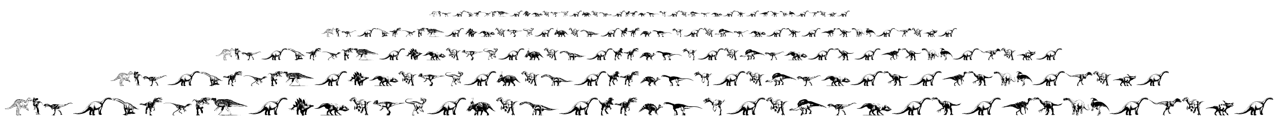 Dinosaurs font