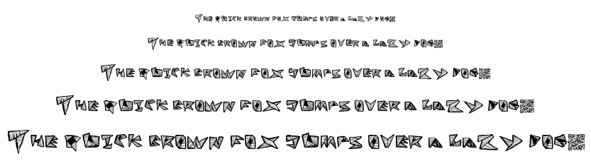 Fold Line font
