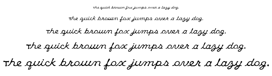 Klee CapScript font