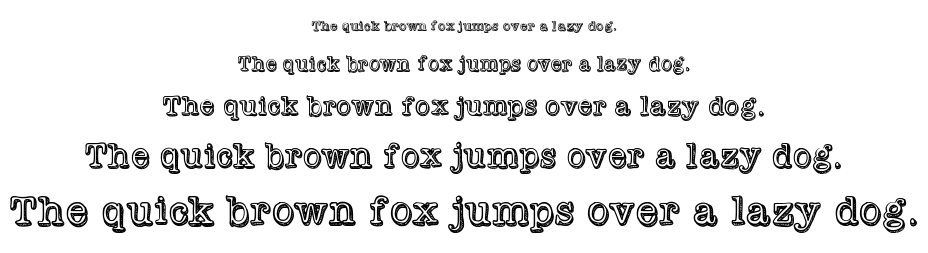 Vintage One font