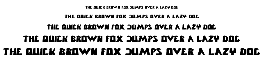 CHUNKY BAR font