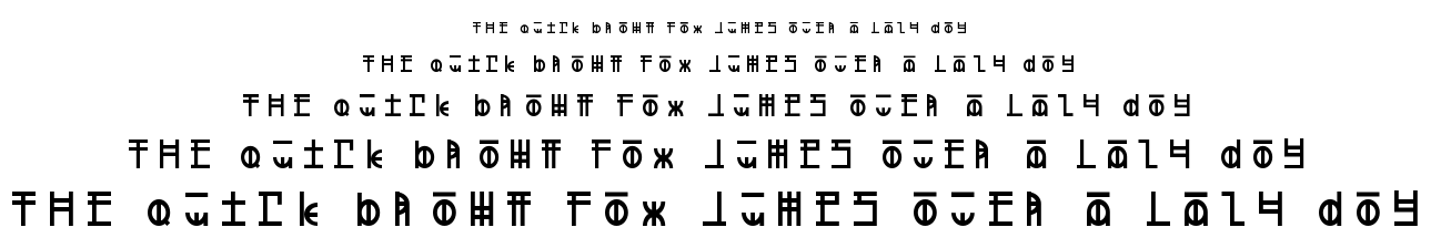 Defeated font