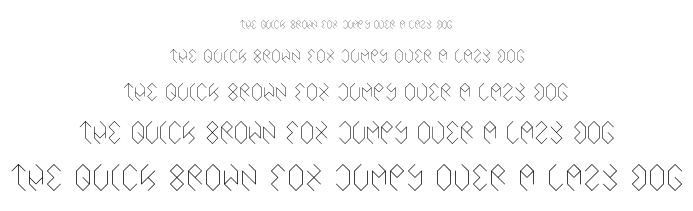 inside the boxes font
