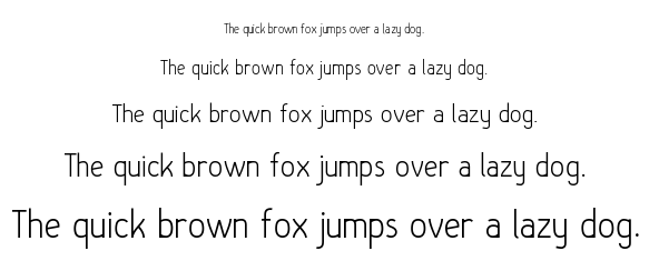 Hallo sans font