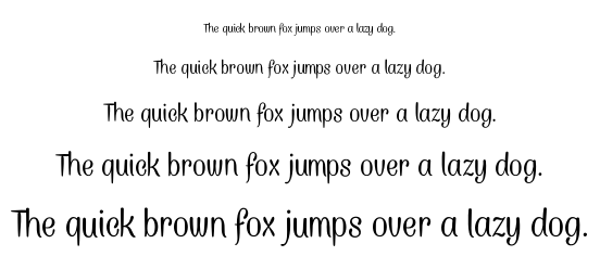 Caneletter Sans font